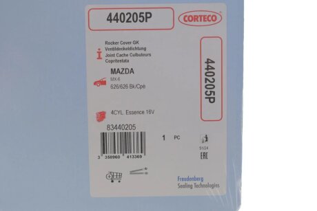 Прокладка кришки клапанної MAZDA FP/FS corteco 440205P