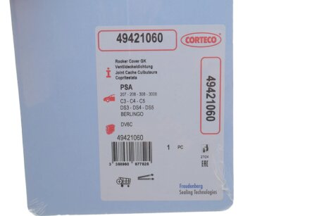 Прокладка кришки клапанів corteco 49421060