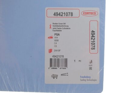 TOYOTA прокладка масляного піддону PROACE VERSO 16-, PEUGEOT 3008, 5008 II, OPEL, FORD corteco 49421078