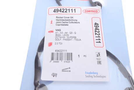Прокладка крышки corteco 49422111