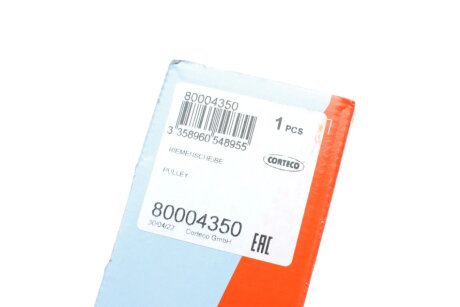 Ременный шкив, коленчатый вал corteco 80004350