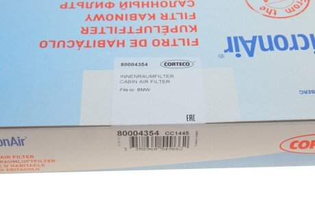 Фильтр салона corteco 80004354