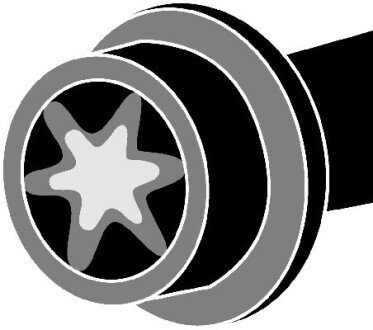 Комплект болтів, головка циліндра (10 шт) corteco 016703B на Ситроен С8