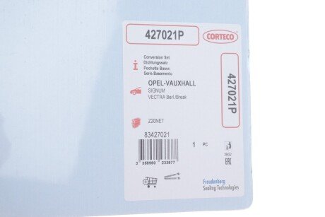 Комплект прокладок двигуна corteco 427021P