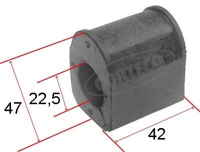 Опора, стабилизатор corteco 21652447