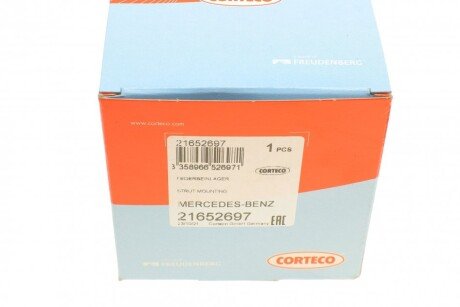 Передній амортизатор corteco 21652697