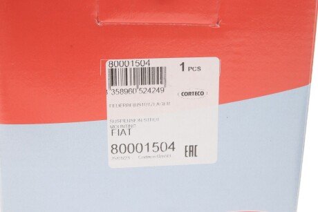 Передний амортизатор corteco 80001504
