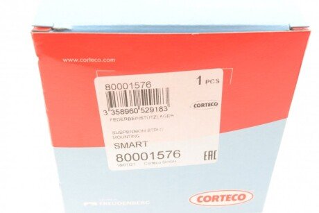 Подушка амортизатора corteco 80001576