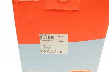 Подушка (опора) двигателя corteco 80001311