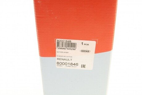 Подушка (опора) двигателя corteco 80001846