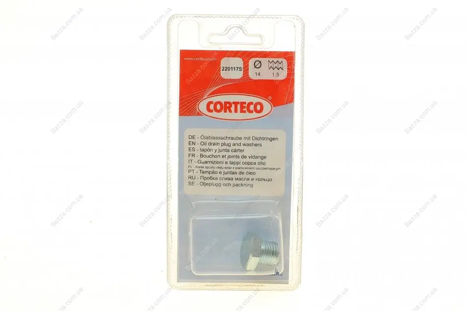 Пробка піддону двигуна corteco 220117S