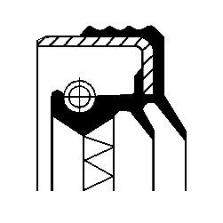 Прокладка диференціала corteco 12016061B