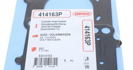 Прокладка головки блока цилиндров corteco 414163P
