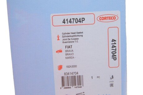 Прокладка головки блока corteco 414704P