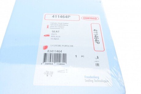 Прокладка головки блока SEAT 1.5 021A2000/021B2000/021D2000 corteco 411464P