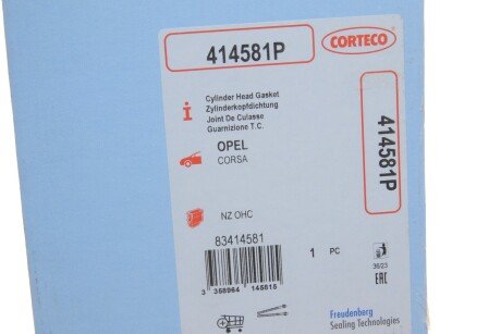 Прокладка головки блоку циліндрів corteco 414581P