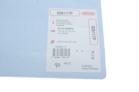 Прокладка клапанной крышки corteco 026117P
