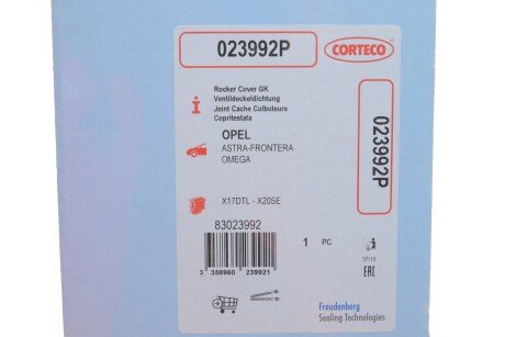 Прокладка кришки клапанів corteco 023992P