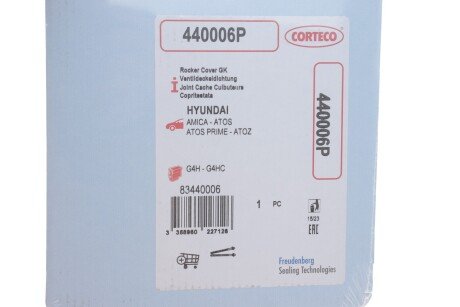 Прокладка кришки клапанів corteco 440006P