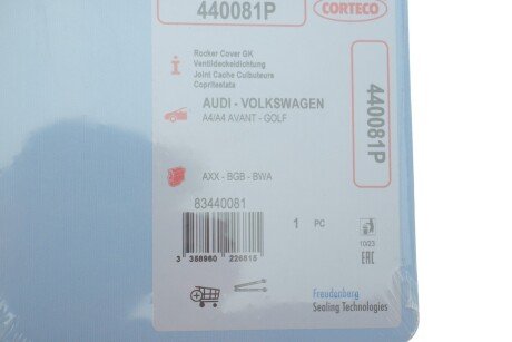 Прокладка кришки клапанів corteco 440081P
