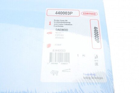 Прокладка крышки клапанной DAEWOO A15MF corteco 440003P
