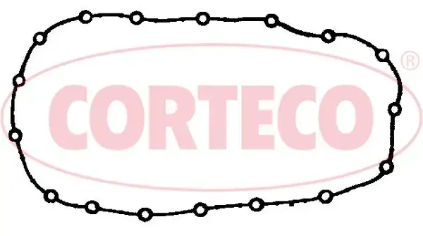 Прокладка піддону картера гумова corteco 028197P