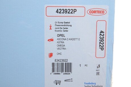 Прокладка поддона Lacetti corteco 423922P