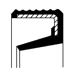 Прокладка рульової рейки Corteco 01027812B (фото 1)
