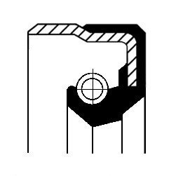 Прокладка рульової рейки corteco 01030362B