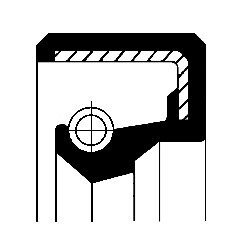 Прокладка рульової рейки corteco 19018367B