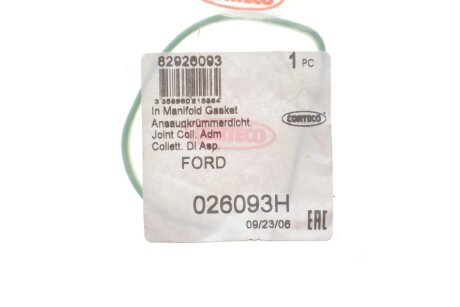 Прокладка впускного коллектора corteco 026093H