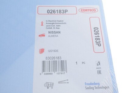 Прокладка впускного коллектора corteco 026183P