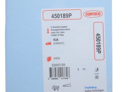Прокладка впускного коллектора corteco 450189P
