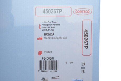 Прокладка впускного коллектора corteco 450267P