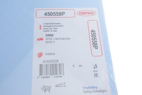 Прокладка впускного коллектора corteco 450558P