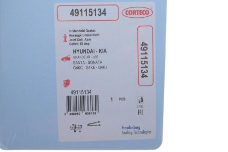 Прокладка впускного колектора corteco 49115134