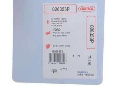 Прокладка выпускного коллектора corteco 026353P