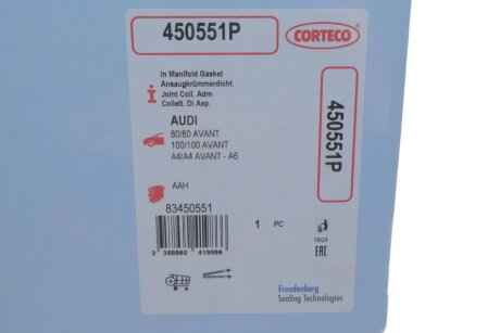 Прокладка выпускного коллектора corteco 450551P