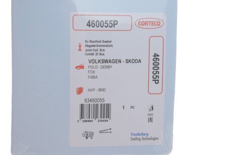 Прокладка выпускного коллектора corteco 460055P