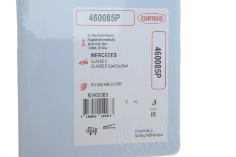 Прокладка выпускного коллектора corteco 460085P