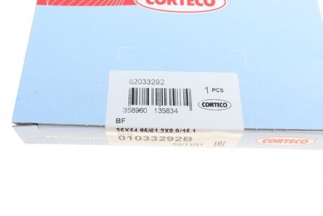 Сальник гидроусилителя руля (гура) corteco 01033292B