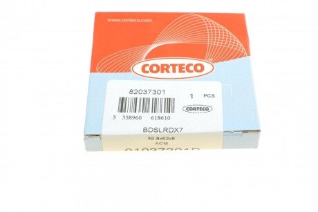 Сальник гидроусилителя руля (гура) corteco 01037301B