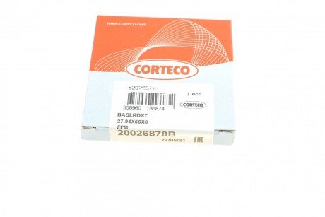 Сальник гидроусилителя руля (гура) corteco 20026878B