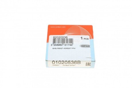 Сальник гумометалевий corteco 01020536B