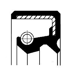 Сальник коленвала передний corteco 01032119B