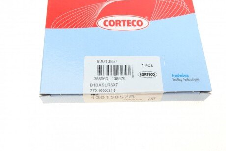 Сальник коленвала передний corteco 12013857B