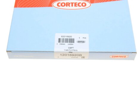 Сальник коленвала передній corteco 12016920B