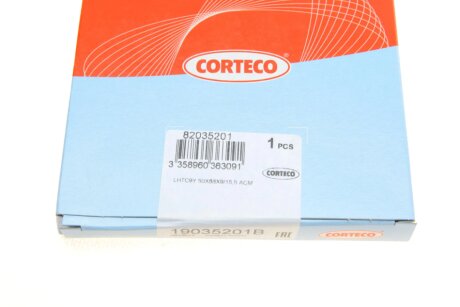 Сальник коленвала передній corteco 19035201B