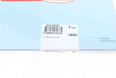 Сальник коленвала передний corteco 19035698B