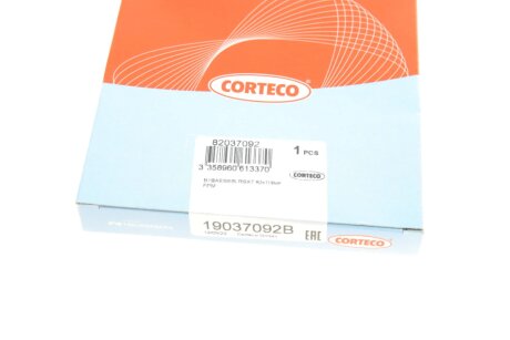 Сальник коленвала передний corteco 19037092B